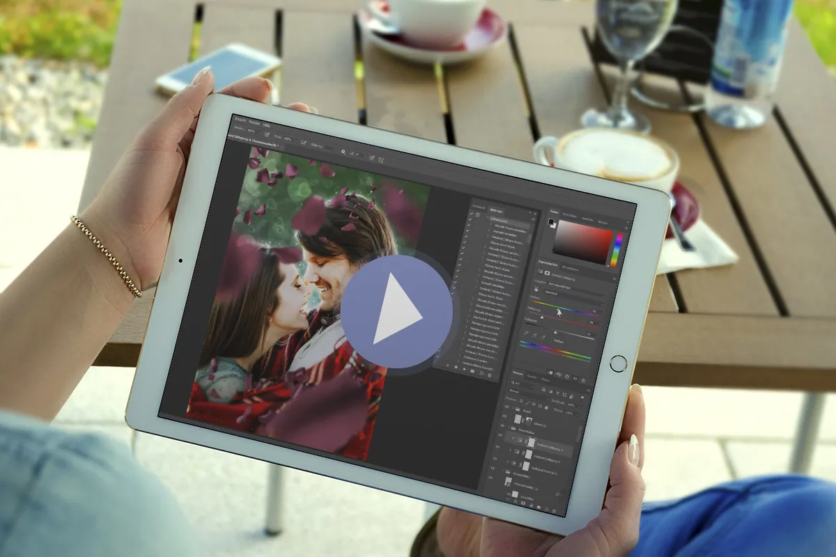 Photoshop-Anleitung: So wendest du die Aktion "Romantischer Liebesrausch" auf deine Fotos an