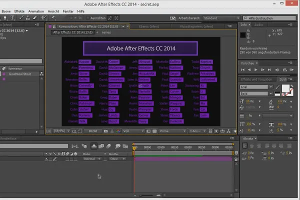 Tipps und Tricks zum Workflow in After Effects: Eastereggs und versteckte Voreinstellungen