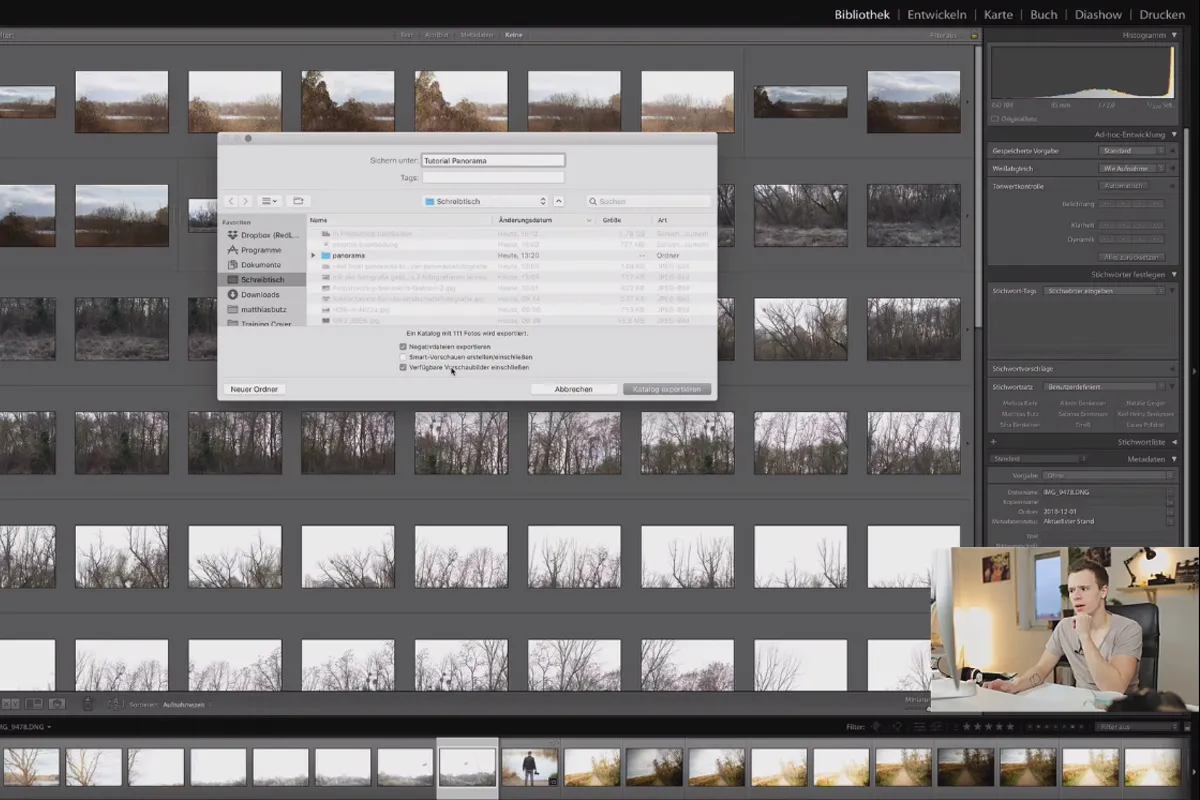 Lightroom Classic CC-Tutorial: 9.6 | Bilder archivieren, Katalog exportieren