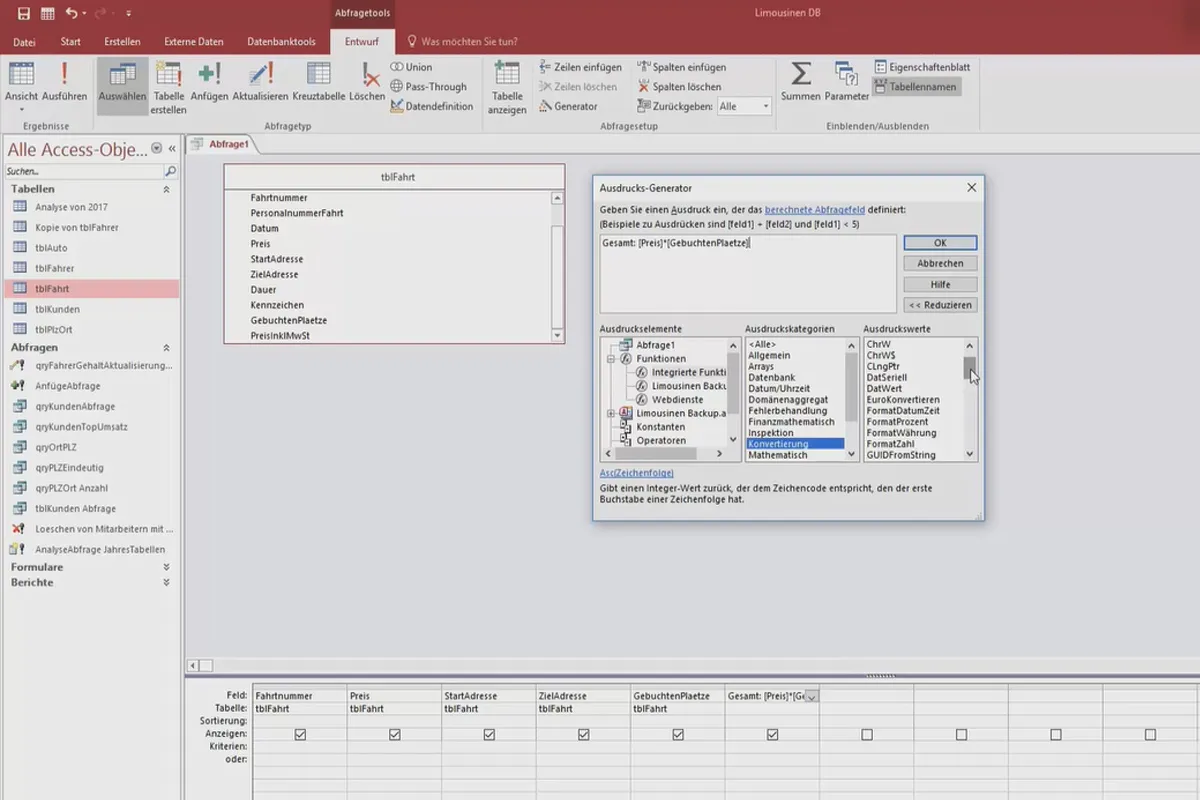 Besser in Access: Werde zum Daten-Helden – 10.5 Abfragen berechnen und mit ZCurrency umwandeln