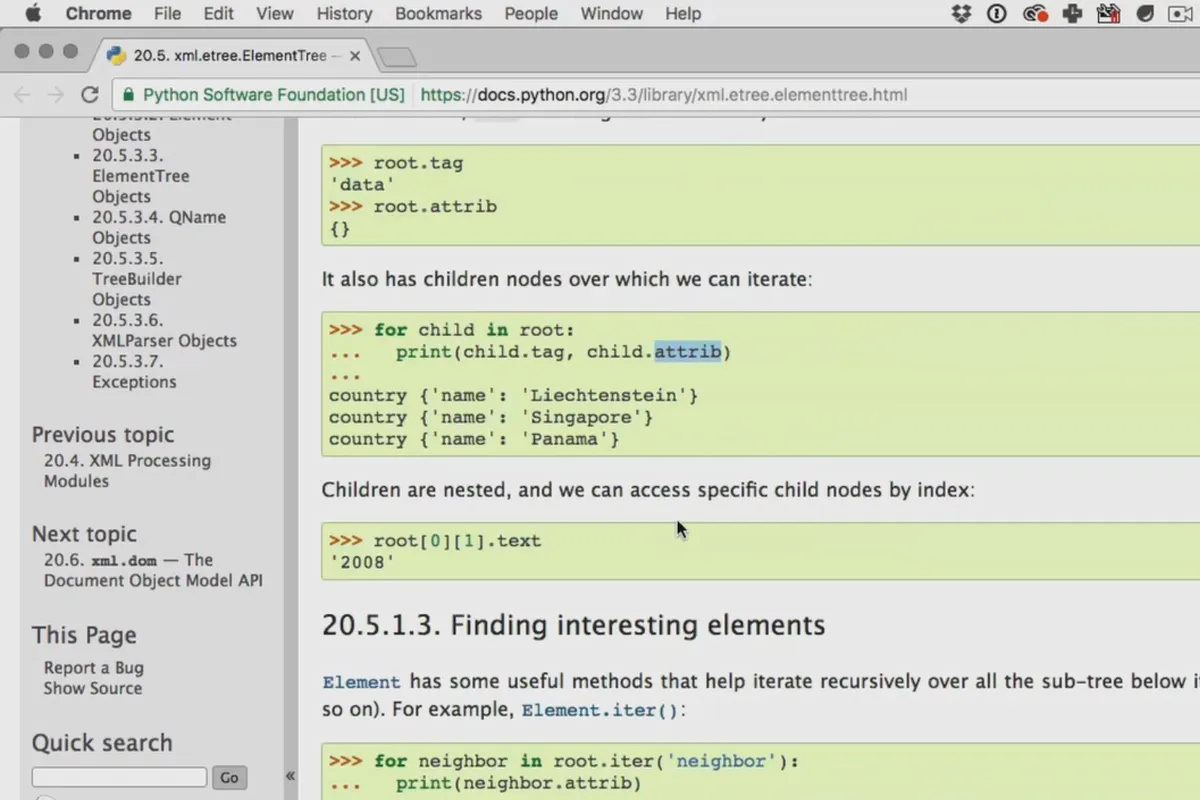 Programarea cu Python - 12.5 Lucrul cu formatul XML.