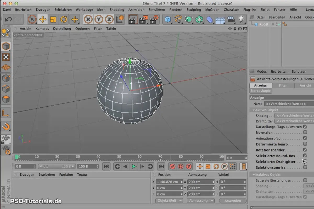 Sculpting in CINEMA 4D - Grundlagen: Teil 02 - Vorbereitung