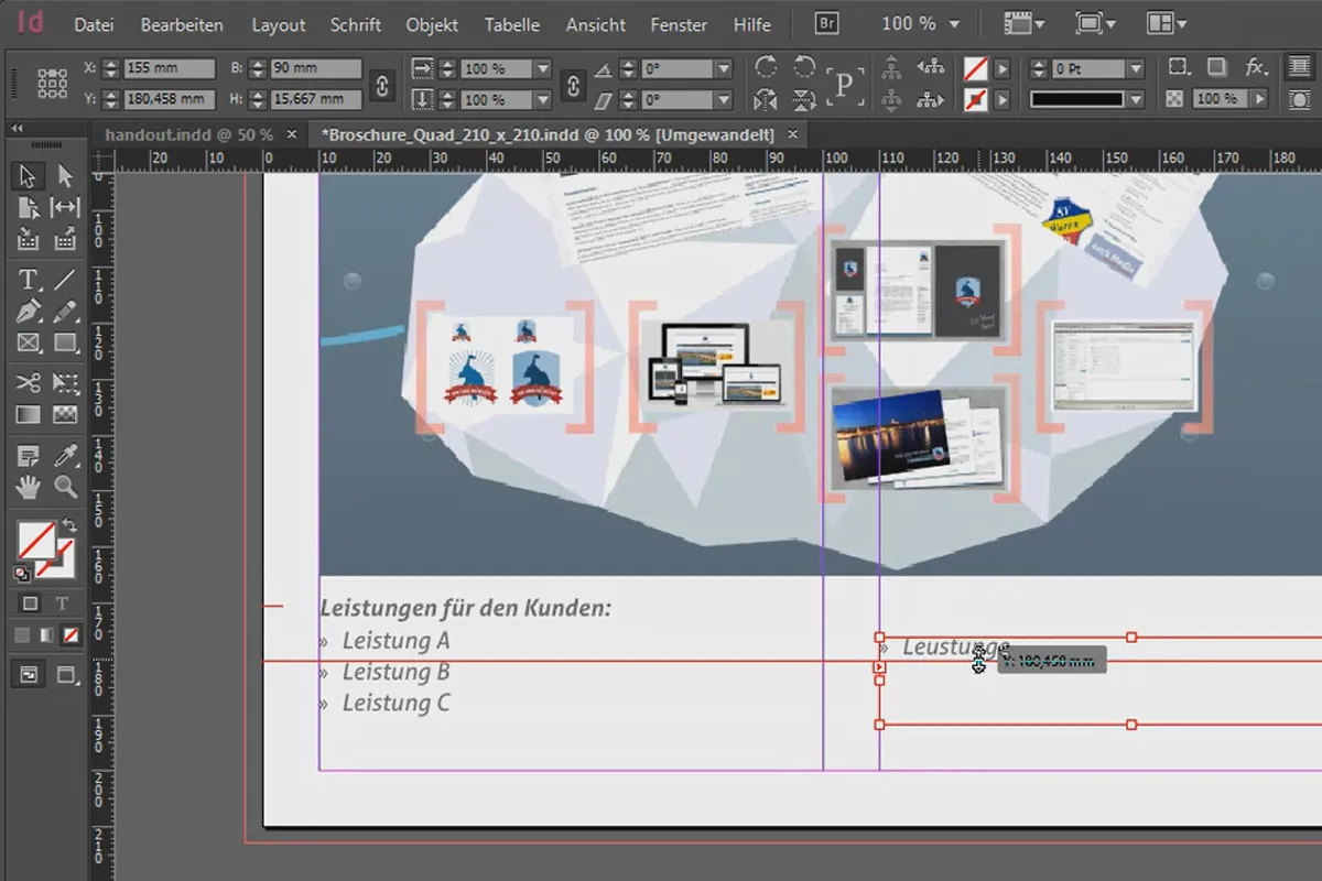 Broschüre als Handout gestalten in InDesign