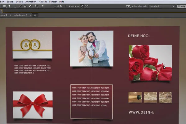 After Effects für Einsteiger: Animierte Hochzeitskarte