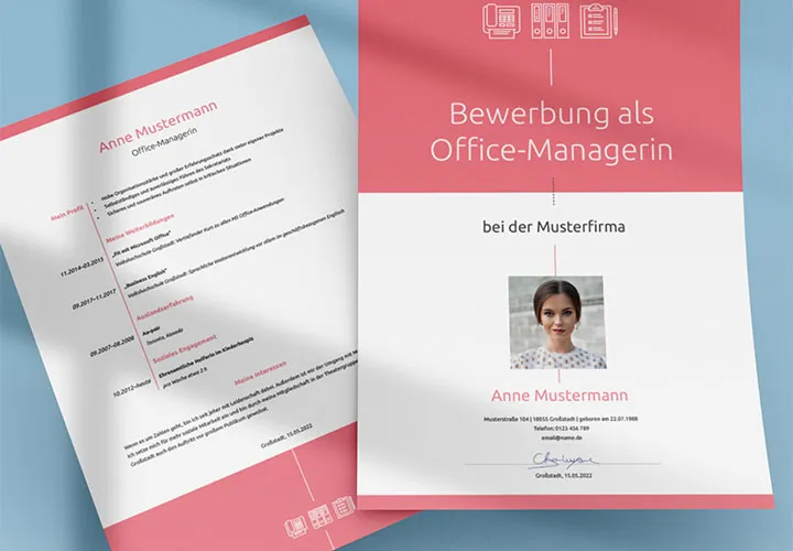 Bewerbung: Beispiele für Anschreiben für den Bereich Büro & Dienstleistung