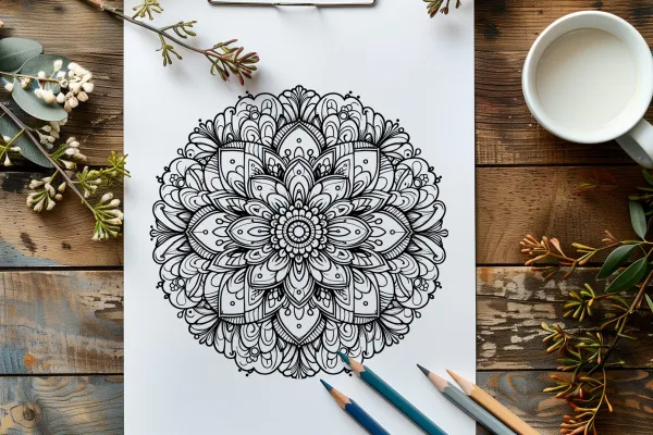 Modele de mandala: imagini de tiparit si colorat.