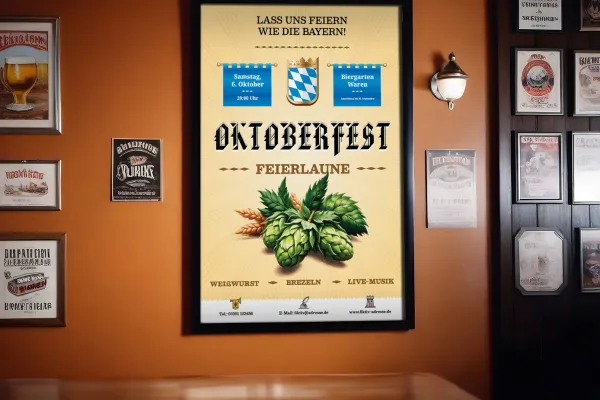 Tausche nur noch die Eckdaten zu Terminen und Highlights deines Oktoberfests.