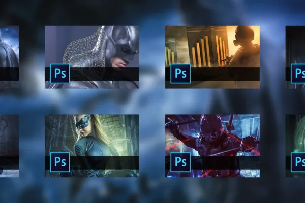 Experimentează compoziția imaginilor cu supereroi pas cu pas în tutorialele pentru Photoshop și privește cu mândrie arta ta Batman finală!