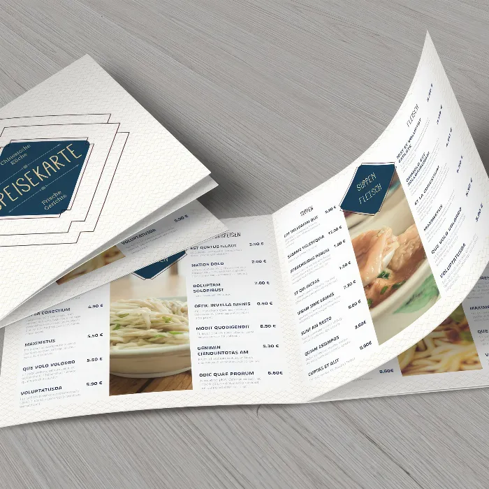 Șabloane de meniu pentru designeri și patroni de restaurante (InDesign, PowerPoint)