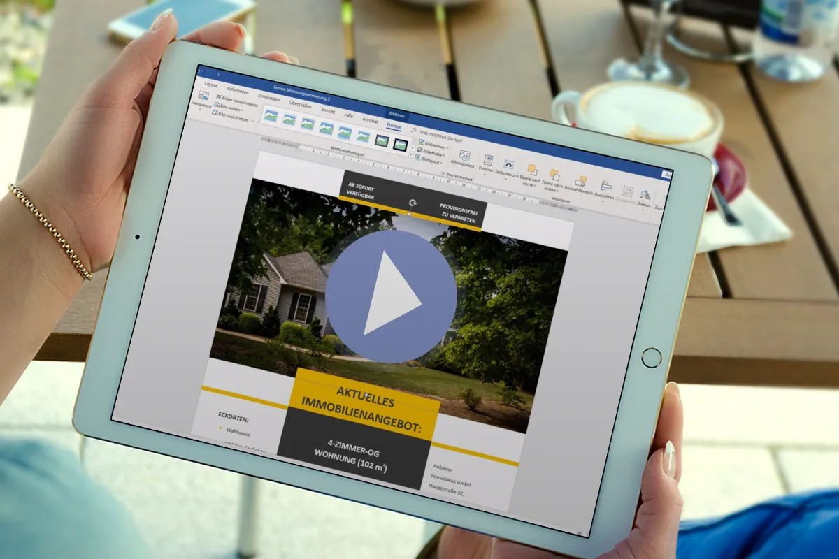 Exposé-Vorlagen für Immobilien, Häuser und Wohnungen