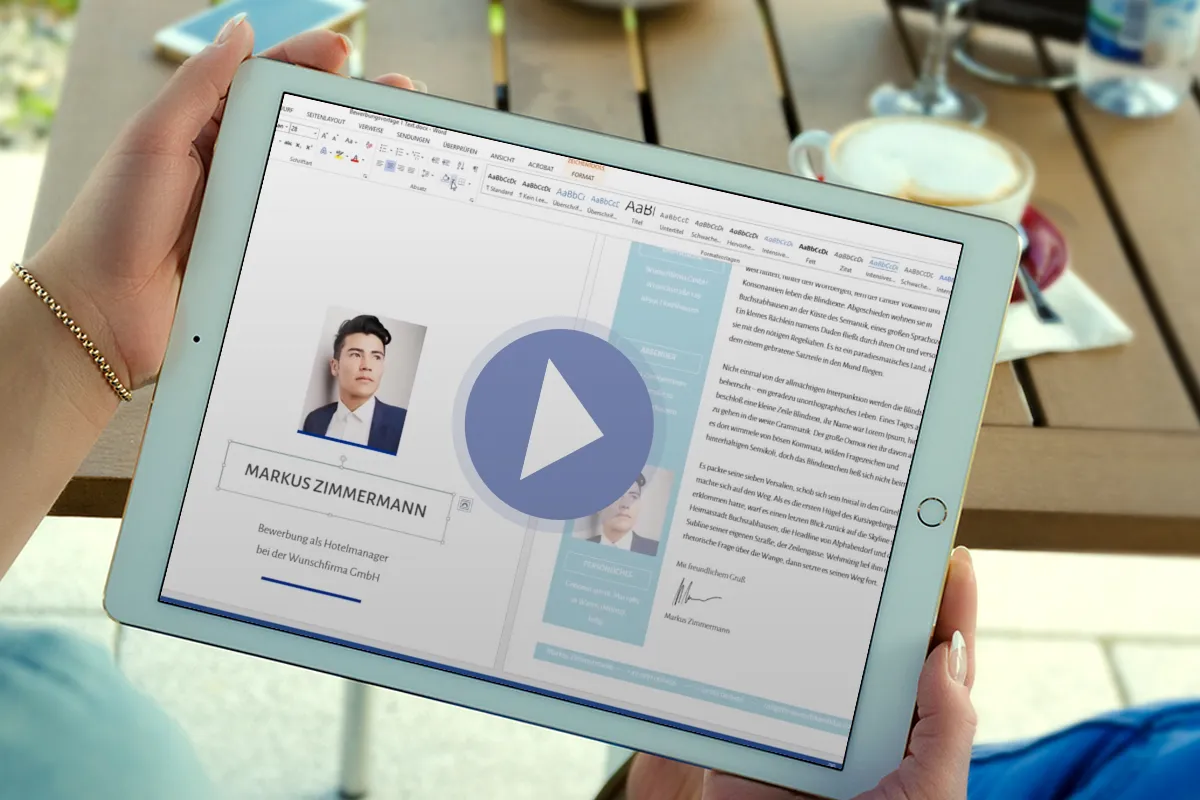 Word-Tutorial: Deine Bewerbung einfach und schnell anpassen