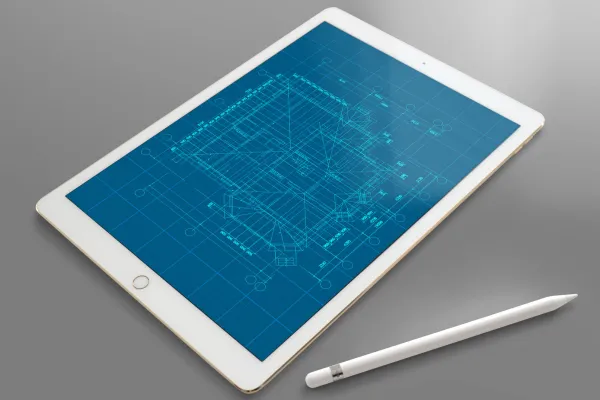 Realistische Papier-Vorlagen: Blueprints/Blaupausen