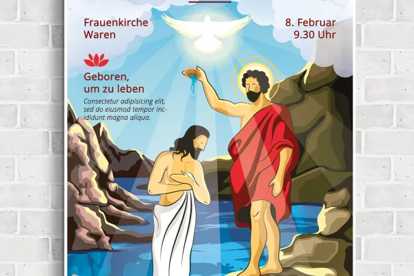 Flyer-Vorlagen für christliche Veranstaltungen