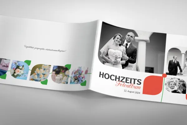 Vorlage für Hochzeitsfotoalbum