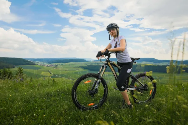 Sfaturi pentru fotografie sportivă: Exemplu: Mountainbiking