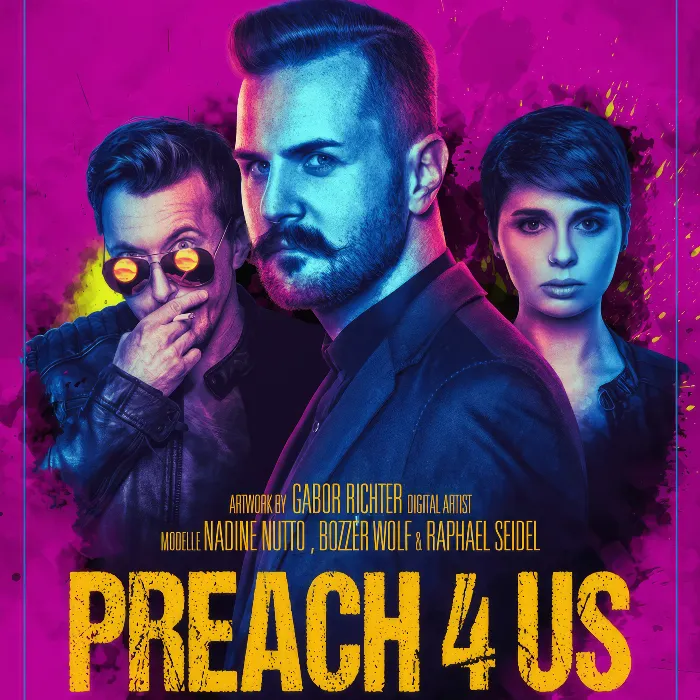 A crea un poster de film în stilul serialei Preacher - Ședință foto și tutorial Photoshop.