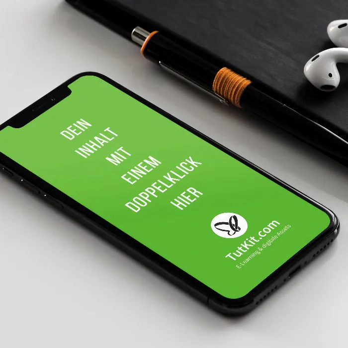 Mockups mit Smartphones, iPhones, Handys – Szenen für mobile Webseiten & Apps