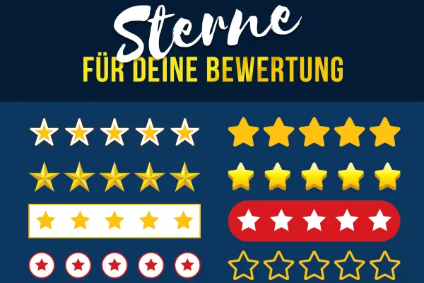 Sterne-Vorlagen, Beispiele aus dem Sterne-Set