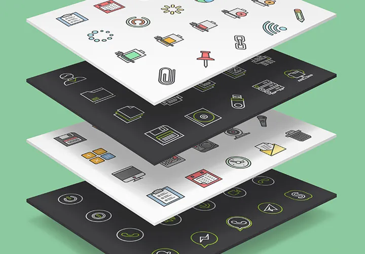 100 Interface-Icons für Webseiten und Apps