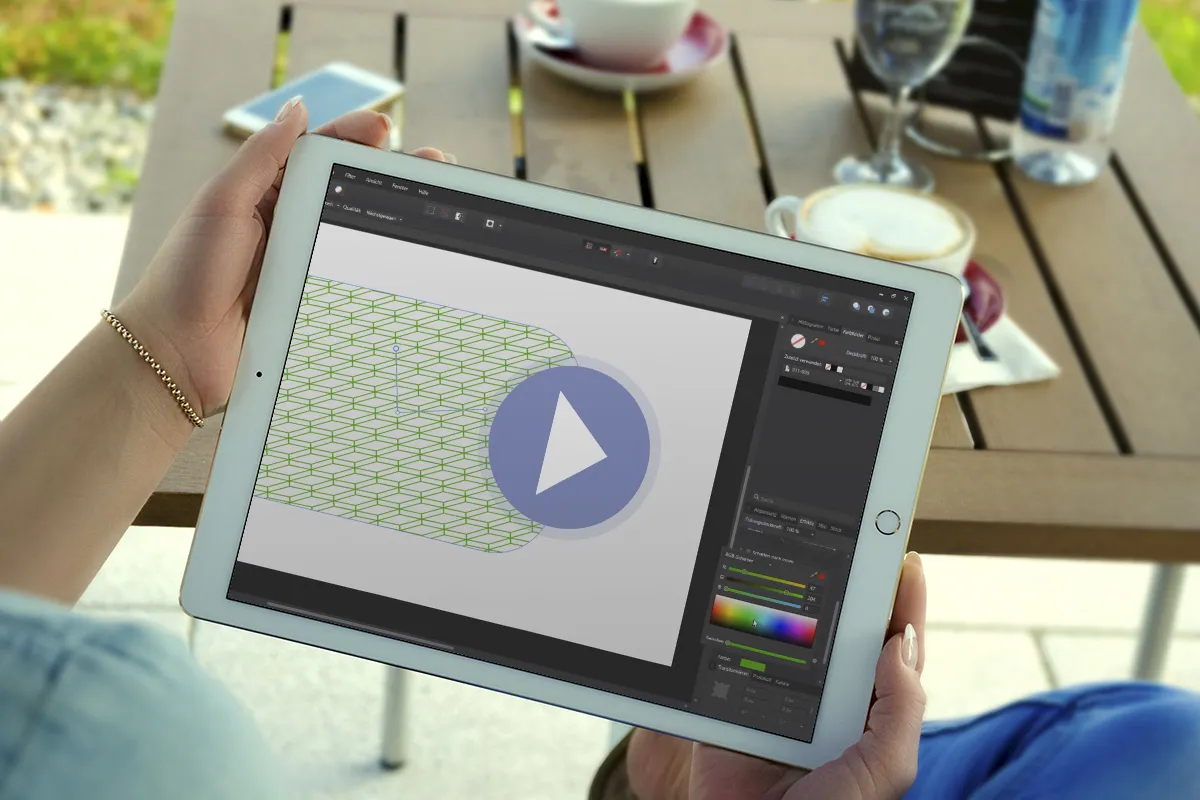 Affinity Photo-Anleitung zur Verwendung der geometrischen Muster