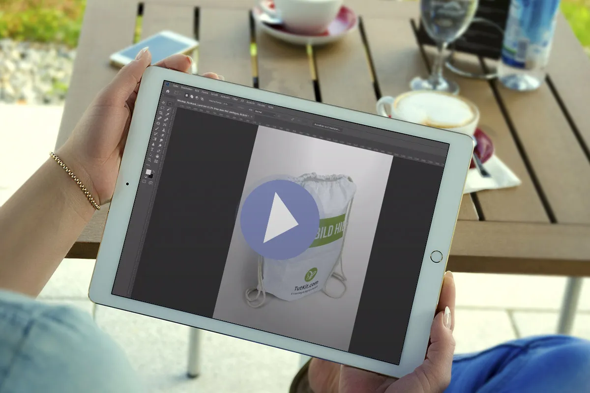 Photoshop-Anleitung: Mockups für deine Designs auf Papiertüten und Stoffbeuteln