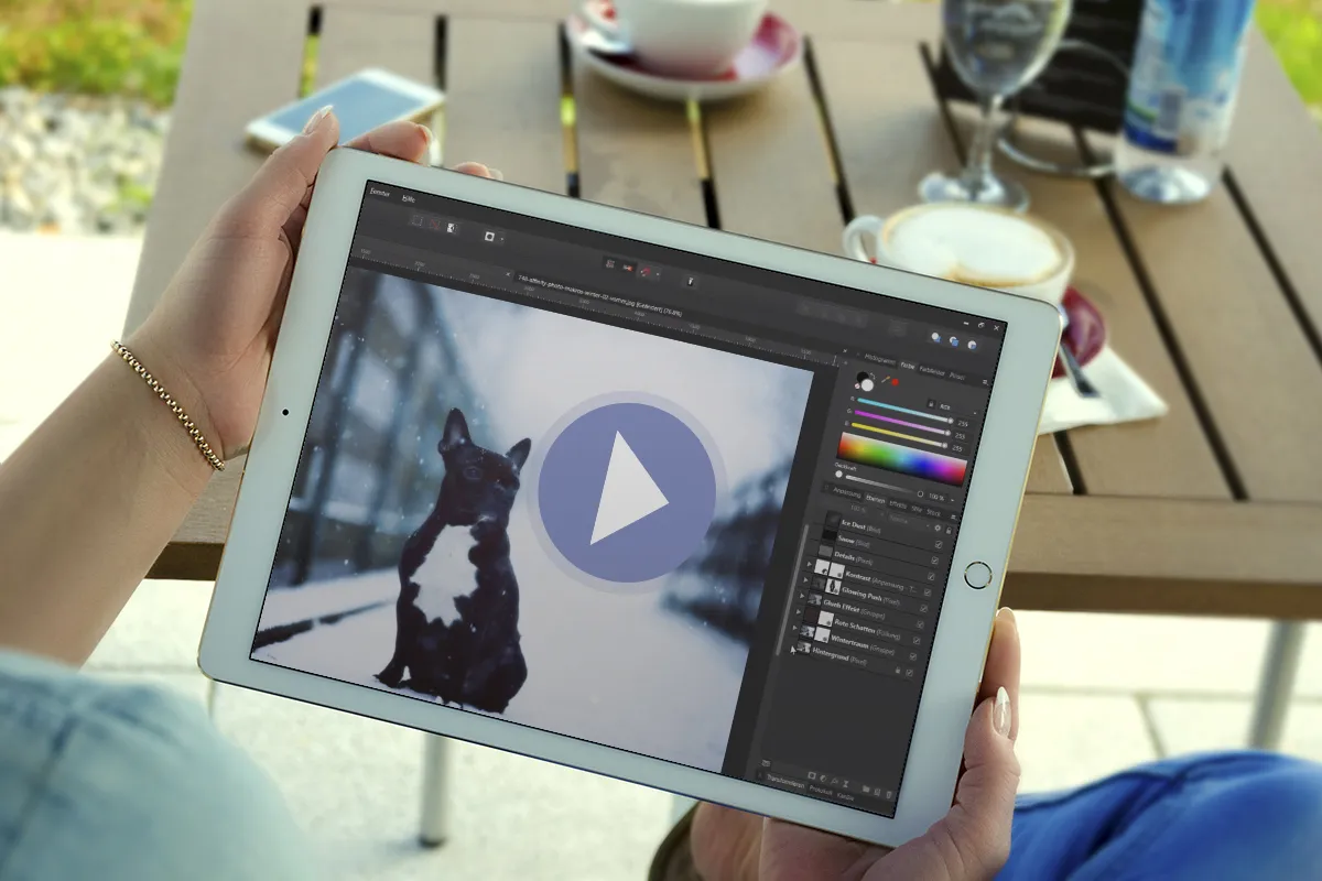 Affinity Photo-Anleitung: Erzeuge mit Makros und Overlays einen eiskalten Winterzauber-Look