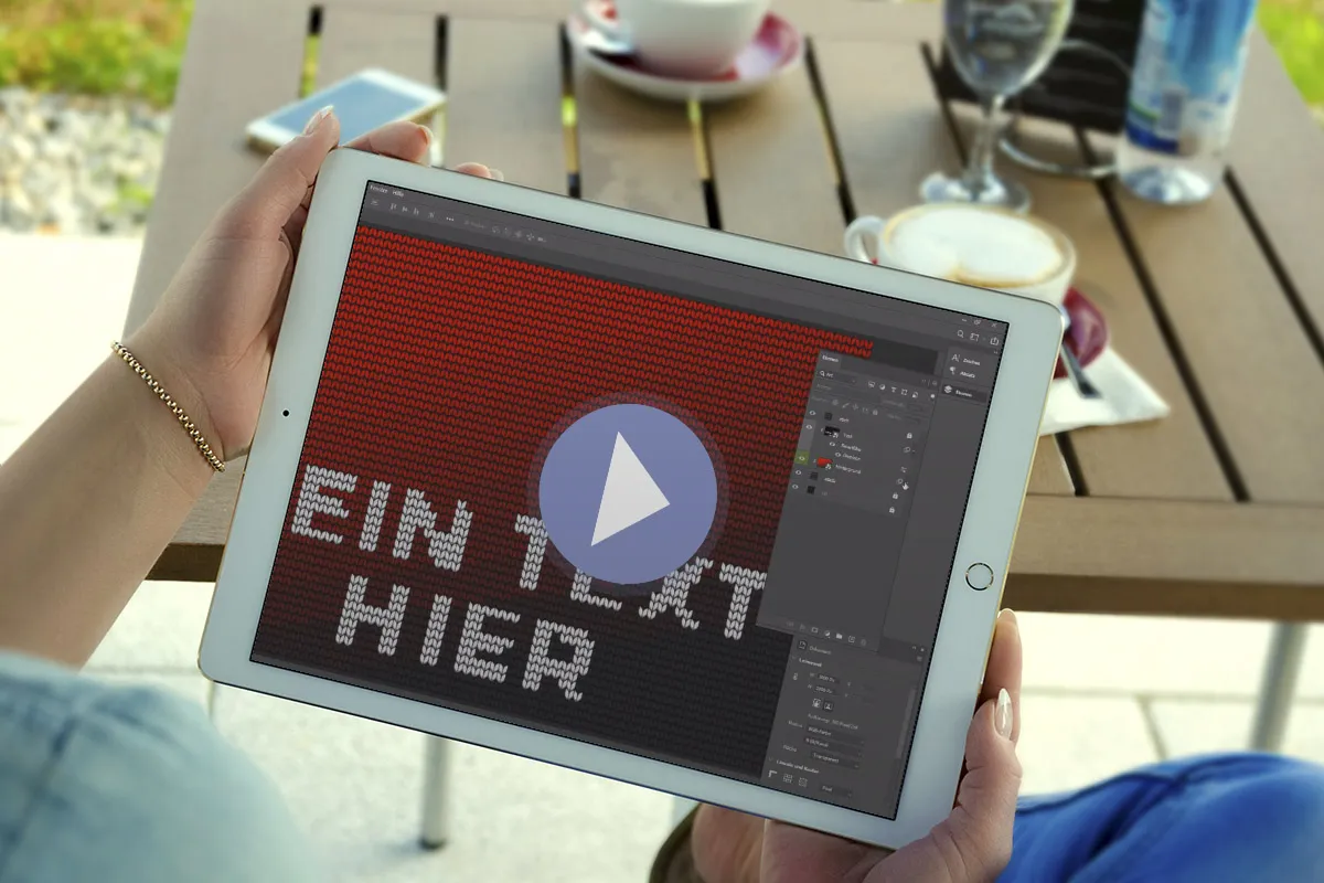 Photoshop-Anleitung: So erstellst du mit den Smartobjekten deinen Strick-Look