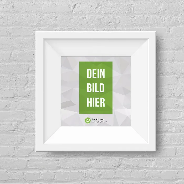 Mockups mit Bilderrahmen für verschiedene Bildformate