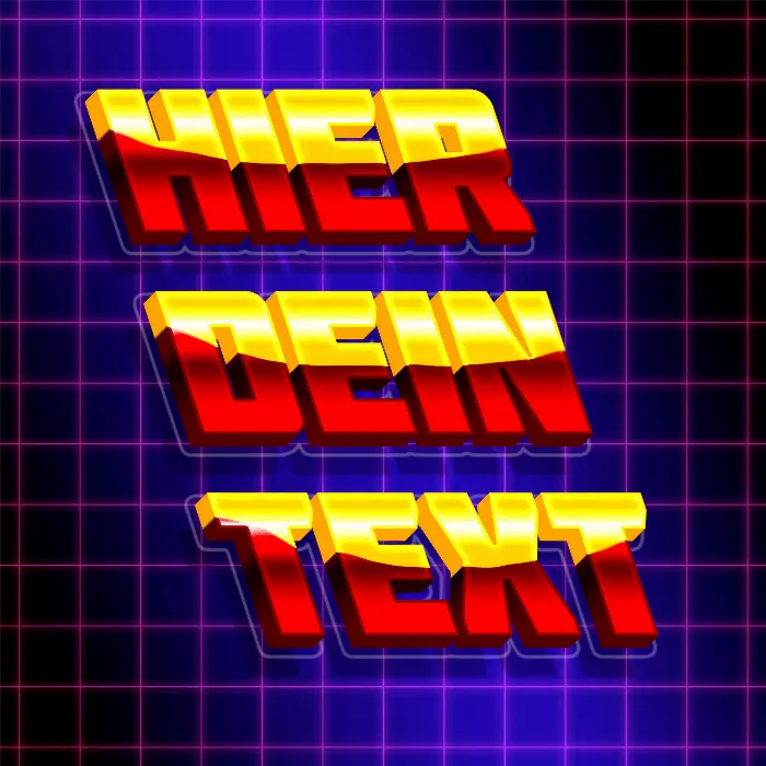 Retro & Neon in Photoshop: 3D-Effekte für Texte und Grafiken