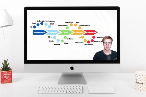 Captură de ecran din tutorialul video despre maparea poveștilor utilizatorilor.