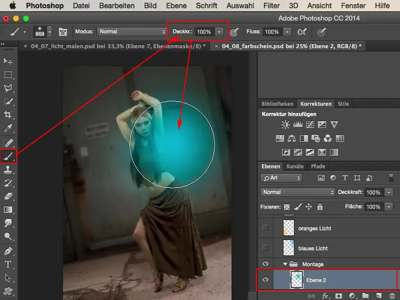 Looks & Styles mit Photoshop - Konturen mit Farbschein