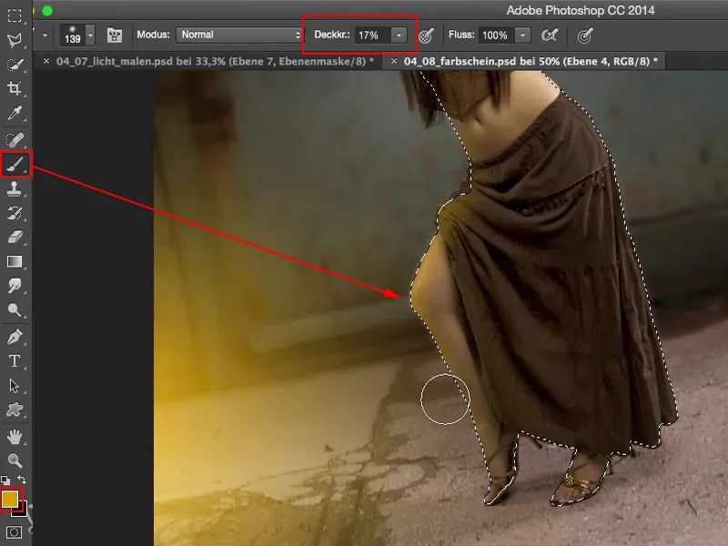 Looks & Styles mit Photoshop - Konturen mit Farbschein