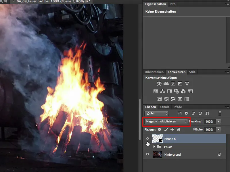 Looks & Styles mit Photoshop - Feuer