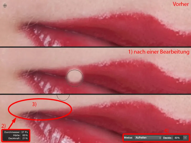 Looks & Styles mit Photoshop - Lippenretusche