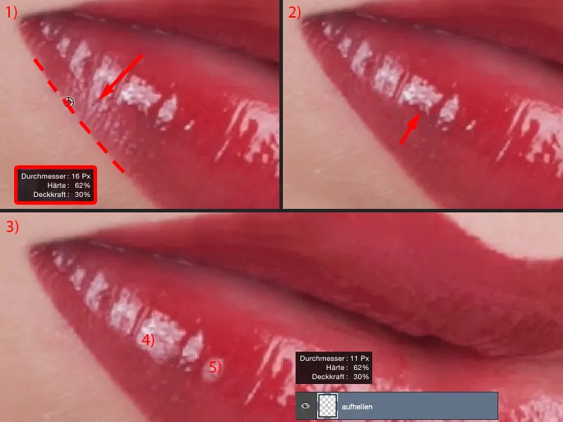 Looks & Styles mit Photoshop - Lippenretusche