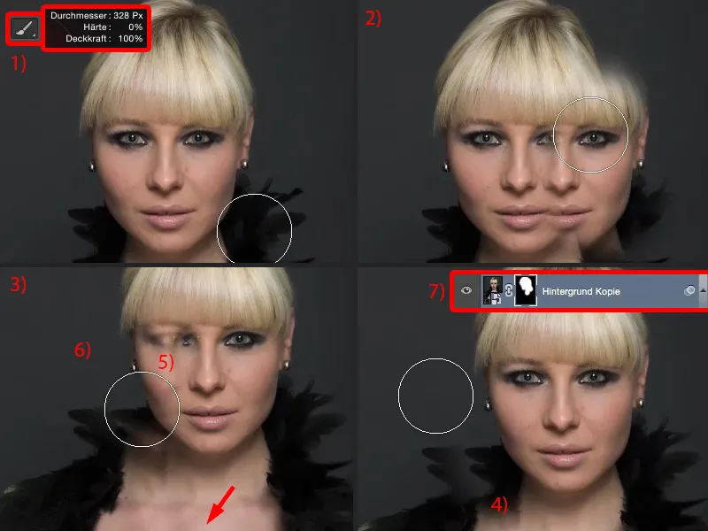 Looks & Styles mit Photoshop - Gesichtsform optimieren