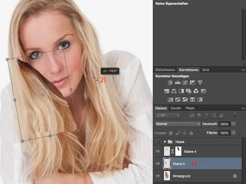 Looks & Styles mit Photoshop - Haare perfektionieren