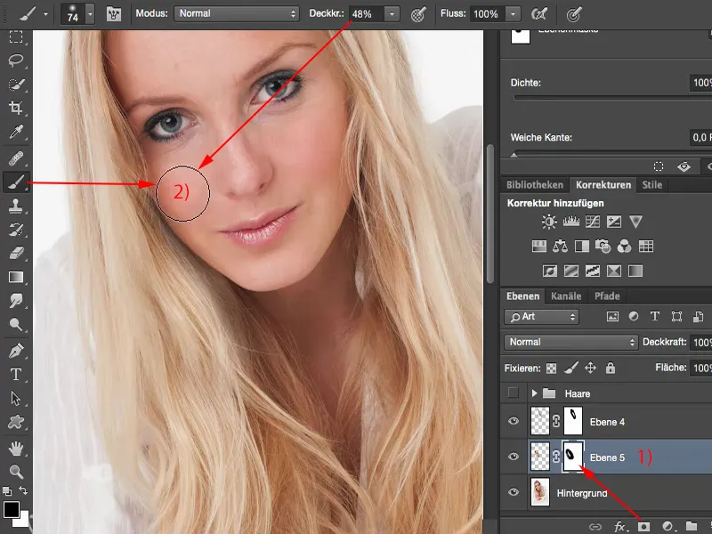 Looks & Styles mit Photoshop - Haare perfektionieren