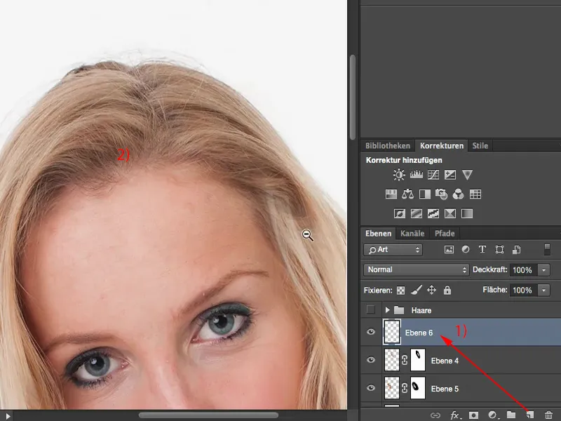 Looks & Styles mit Photoshop - Haare perfektionieren