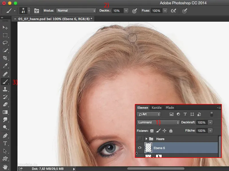 Looks & Styles mit Photoshop - Haare perfektionieren