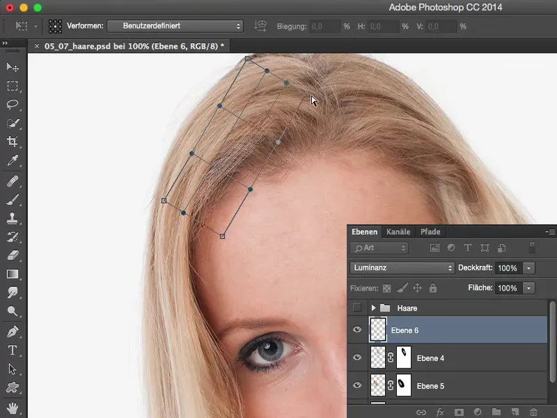 Looks & Styles mit Photoshop - Haare perfektionieren