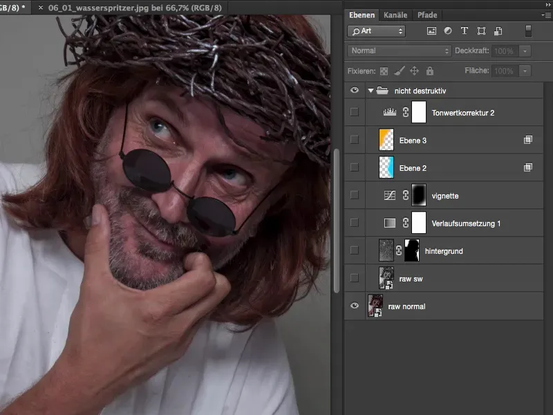 Looks &amp; Styles mit Photoshop - Nicht-destruktive vs. destruktive Arbeitsweise