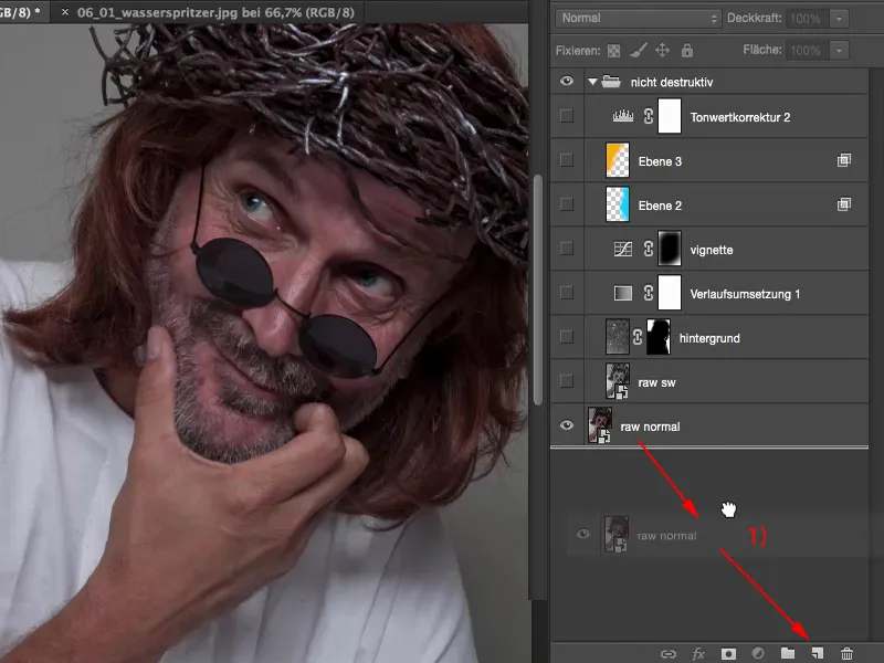 Looks &amp; Styles mit Photoshop - Nicht-destruktive vs. destruktive Arbeitsweise