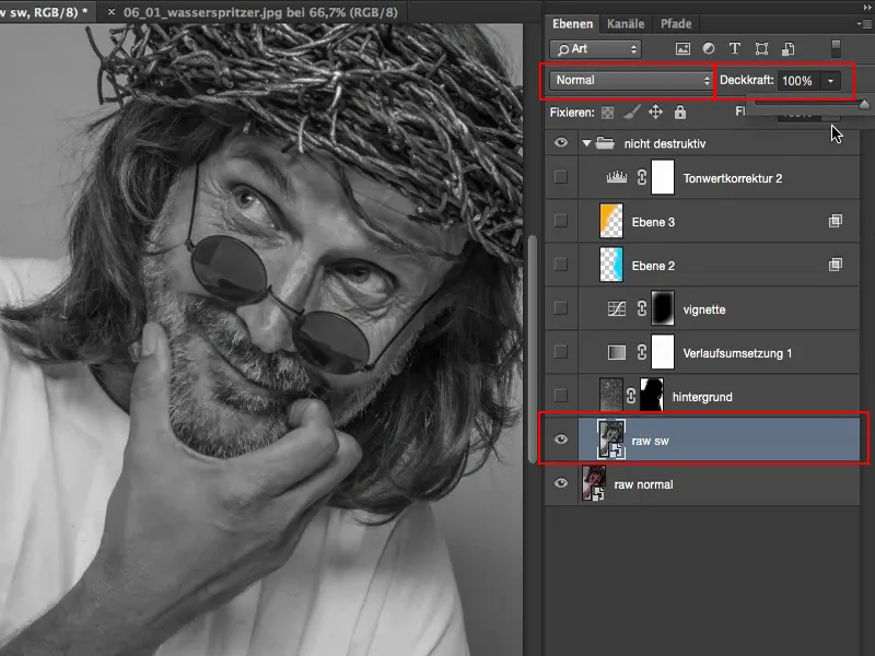 Looks &amp; Styles mit Photoshop - Nicht-destruktive vs. destruktive Arbeitsweise