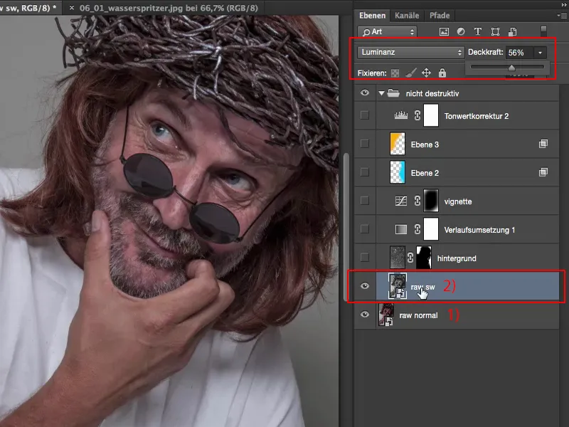 Looks &amp; Styles mit Photoshop - Nicht-destruktive vs. destruktive Arbeitsweise