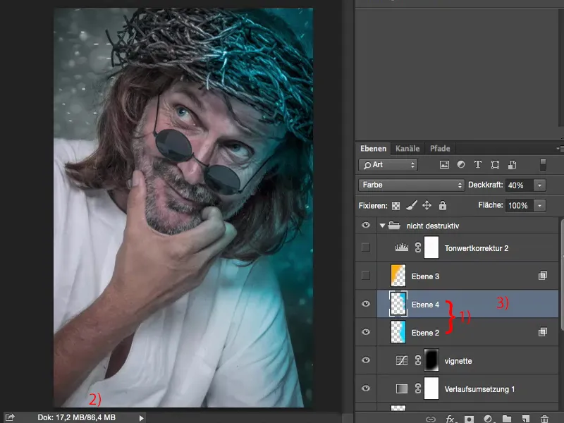 Looks &amp; Styles mit Photoshop - Nicht-destruktive vs. destruktive Arbeitsweise