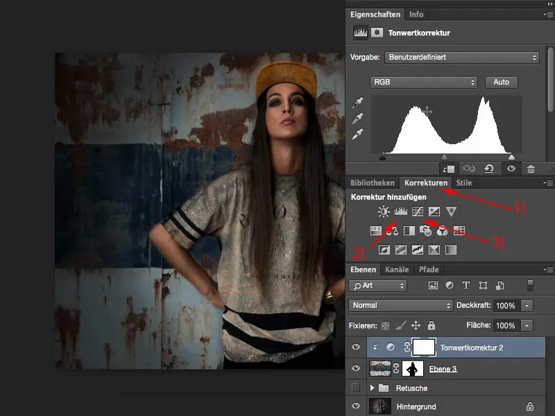 Looks & Styles mit Photoshop - Tonwertkorrektur