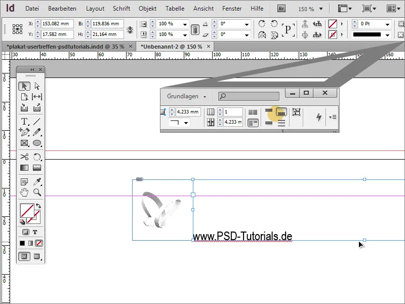 Crearea unui afiș în Adobe InDesign - Partea 1: Efect de raze