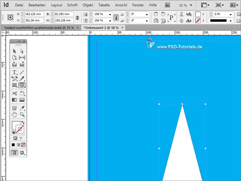 A crea un afiș în Adobe InDesign - Partea 1: Efect de raze.