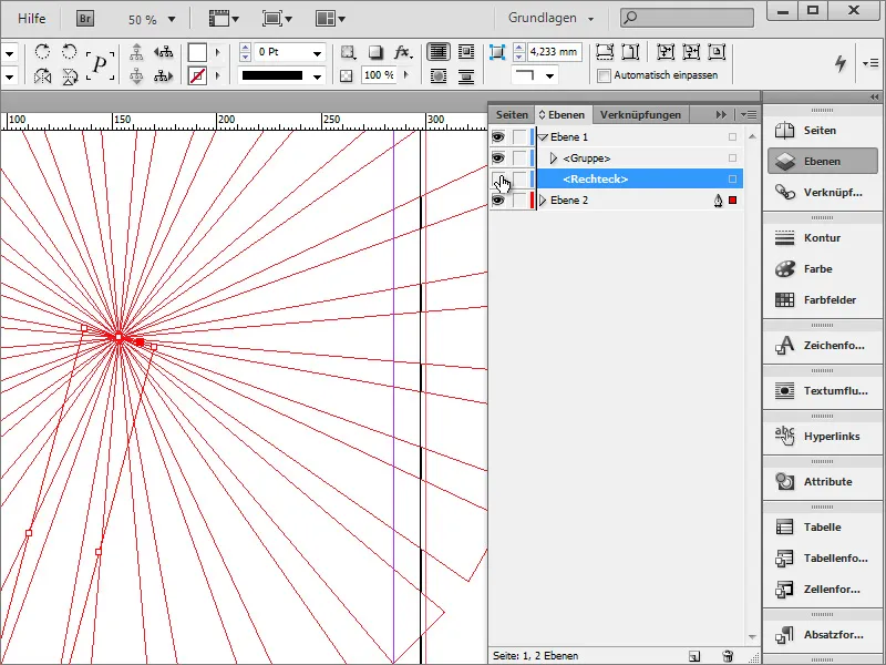 Crearea unui afiș în Adobe InDesign - Partea 1: Efect de raze.